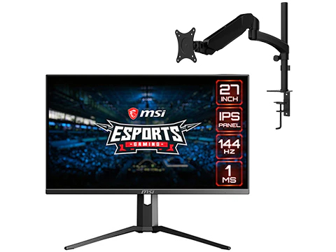 Optix-MAG273R モニターアームハンドル付