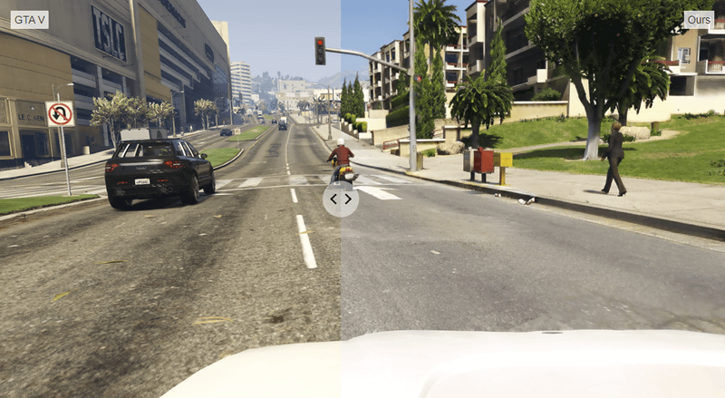 Mapillary Vistas Datasetの学習内容を適用した例