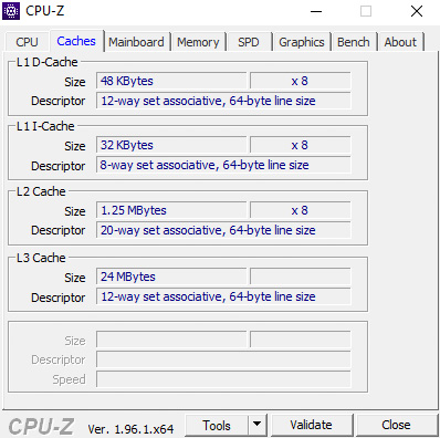 CPUはCore i9-11980HKが搭載されている、L3キャッシュは24MB