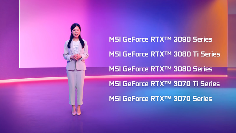 GeForce RTX 3070以上を搭載する製品を用意