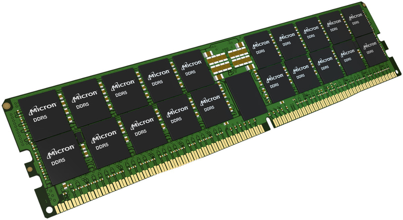 DDR5のメモリモジュール(提供:Micron Technology)