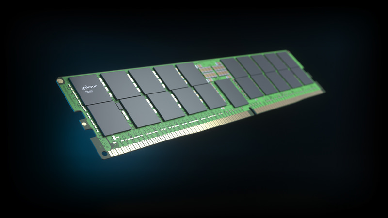DDR5のメモリモジュール(提供:Micron Technology)