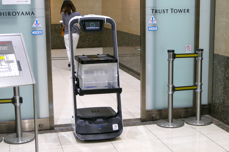 大型施設での館内配送集荷サービスを事業化する