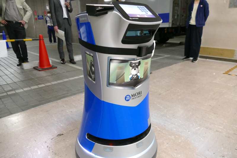 このRelayは森トラストのもの。2019年にはコーヒーをデリバリーする実証実験を行なっていた