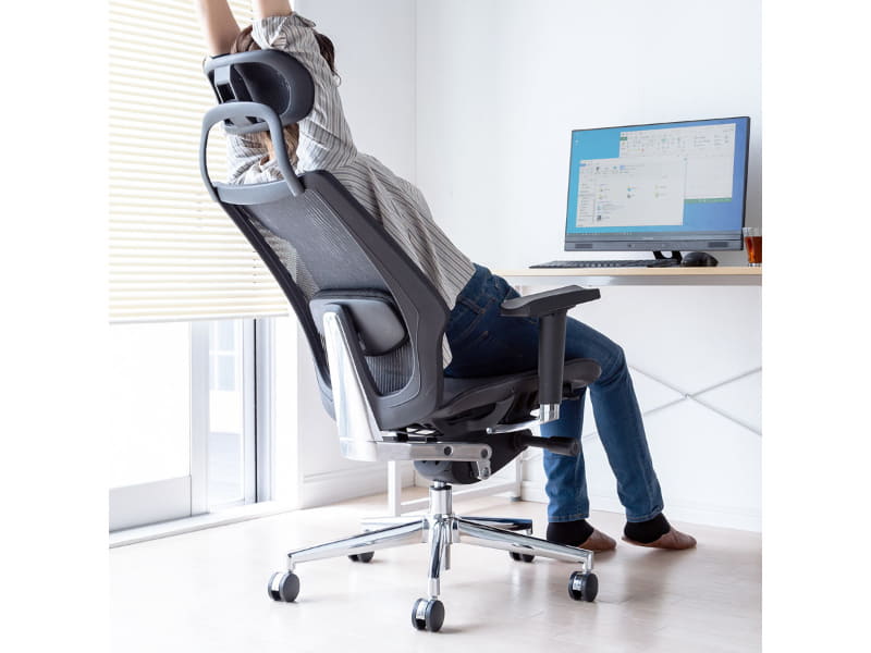 ロッキング機能を使えば、「のび」もできる