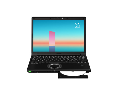 大型ホイールパッド搭載のレッツノート「FV1」。14型で0.999kgから