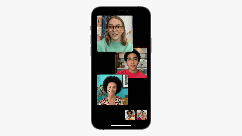 WWDCの冒頭で紹介されたiOS 15のFaceTime