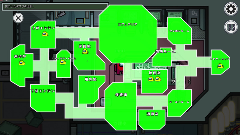 管理室にあるターミナルからは、船内のプレーヤーの様子が一望できるが、こちらもカメラの範囲外は表示されないなど必ずしも万能ではない