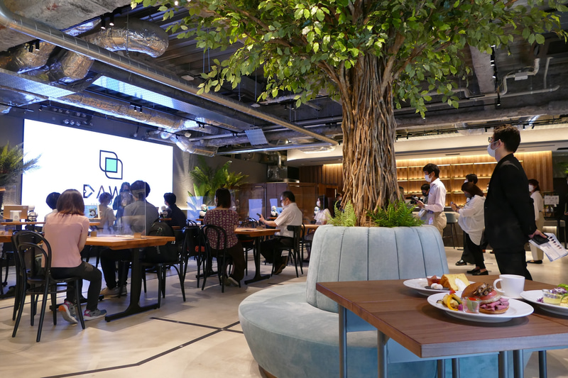 「分身ロボットカフェ DAWN ver.β」店内の様子