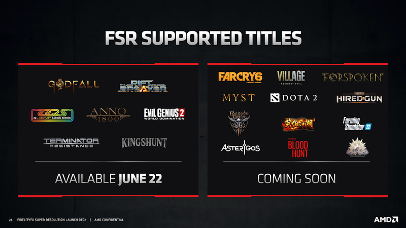 対応ゲームタイトル。左は本日22日より対応、右は今後対応予定