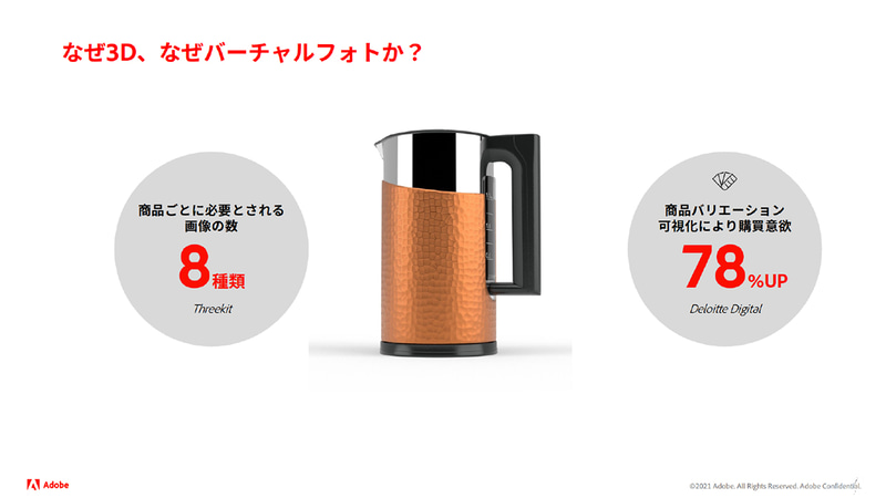 より多くの画像、バリエーションの可視化が求められる