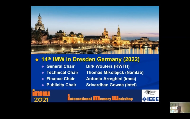 来年(2022年)のIMWはドイツのドレスデンで開催を予定する。詳しい日程はまだ公表されていない。恒例通りの日程だとすると、2022年の5月中旬だと思われる。チェアパーソンによる閉会挨拶(クロージング・リマーク)から