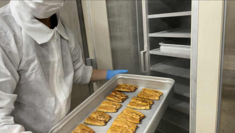 焼きたてうなぎを冷凍