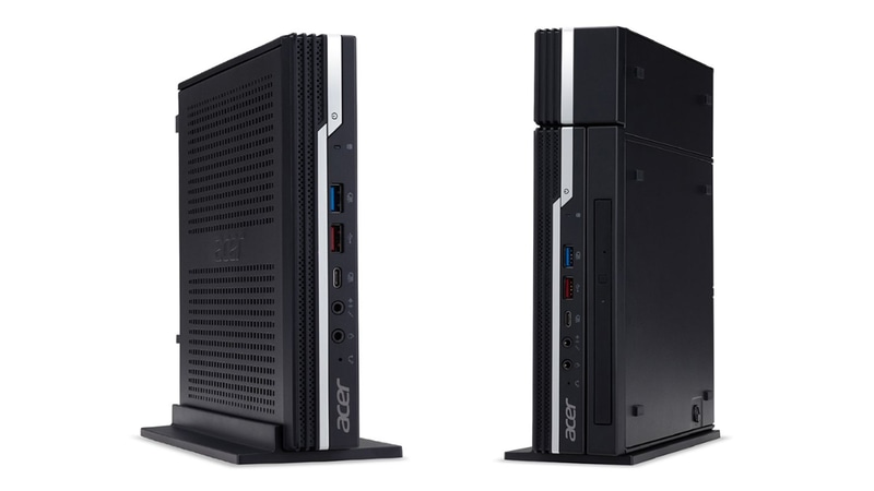 Veriton Nシリーズ(左が光学ドライブレス、右が光学ドライブ搭載機種)