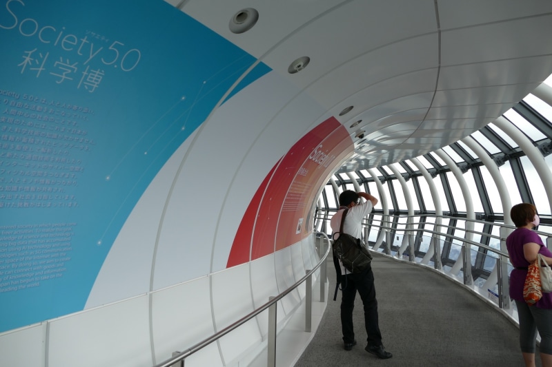 天望回廊の展示はパネル