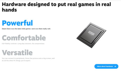 Valve、AMDの新型APU搭載7型ハンドヘルドゲーム機「Steam Deck」 - PC