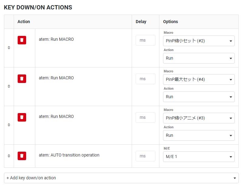 KEY1ボタンの内容