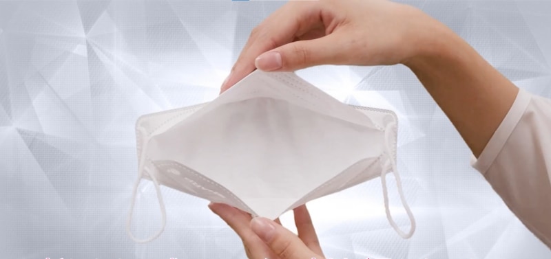 6角形をベースとした立体構造(立体クリスタル形状)を採用