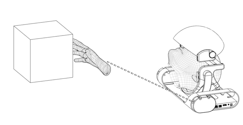 ワイヤーによる力覚フィードバック