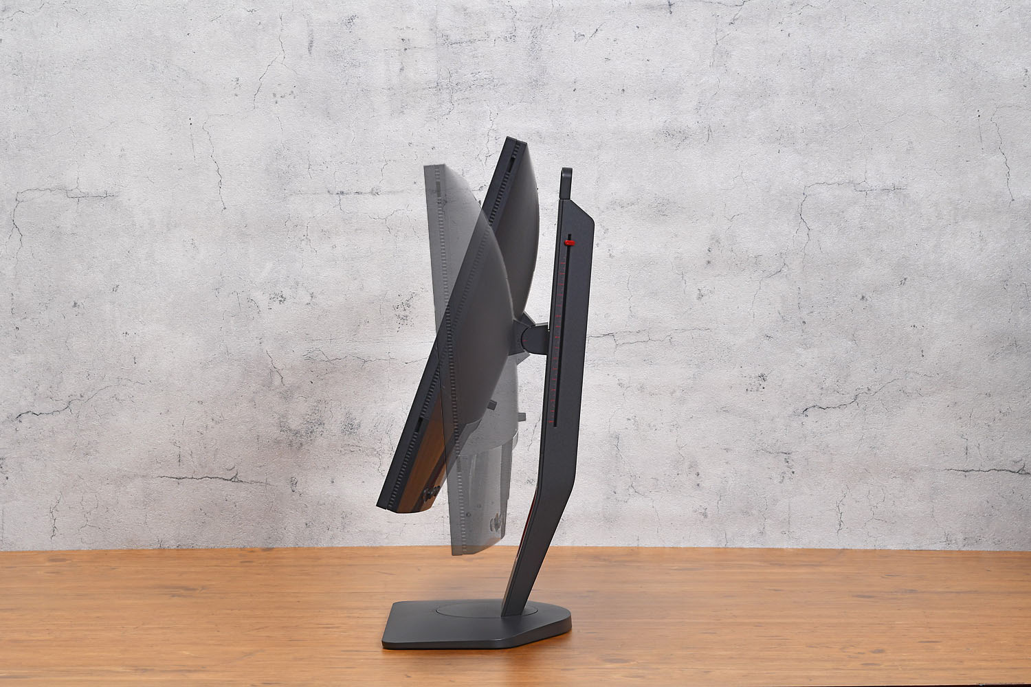 角度の調整も可能だ