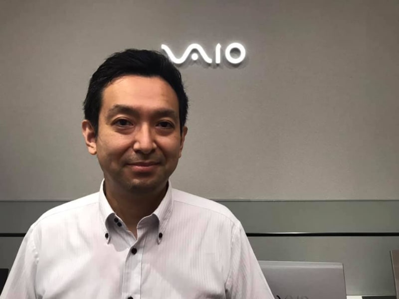 VAIO マーケティング本部エグゼクティブプロダクトオフィサーの黒崎大輔氏