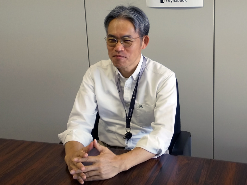 Dynabook 商品統括部商品企画部の杉野文則部長