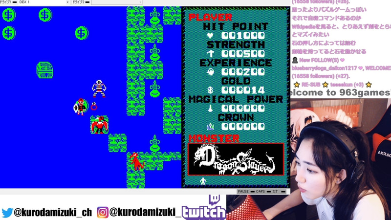 丸腰でモンスターがいるエリアに侵入