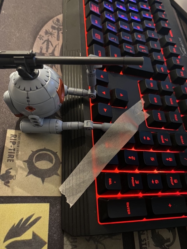 マスキングテープでこう!