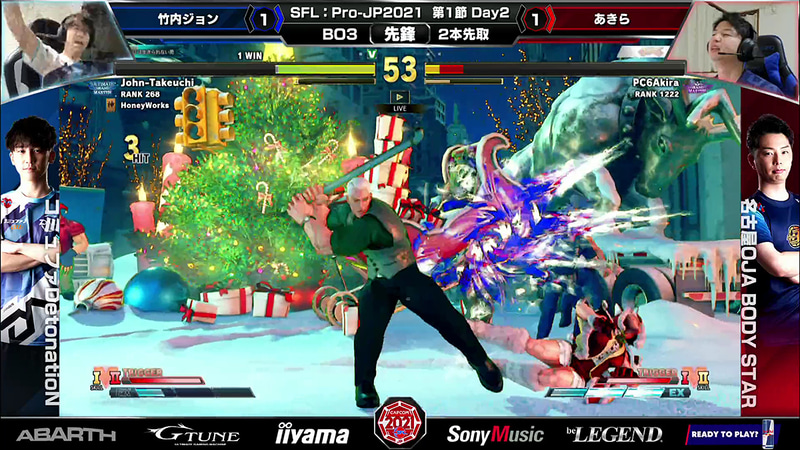 そこから一気に巻き返し、ファイナルなファイトばりのVトリガー「ダーティーコーチ」が炸裂し、逆転勝利を見せる竹内ジョンコーディ