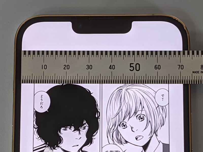 iPhone 13 Pro Mixは約71mmということで、5mm以上の差がある