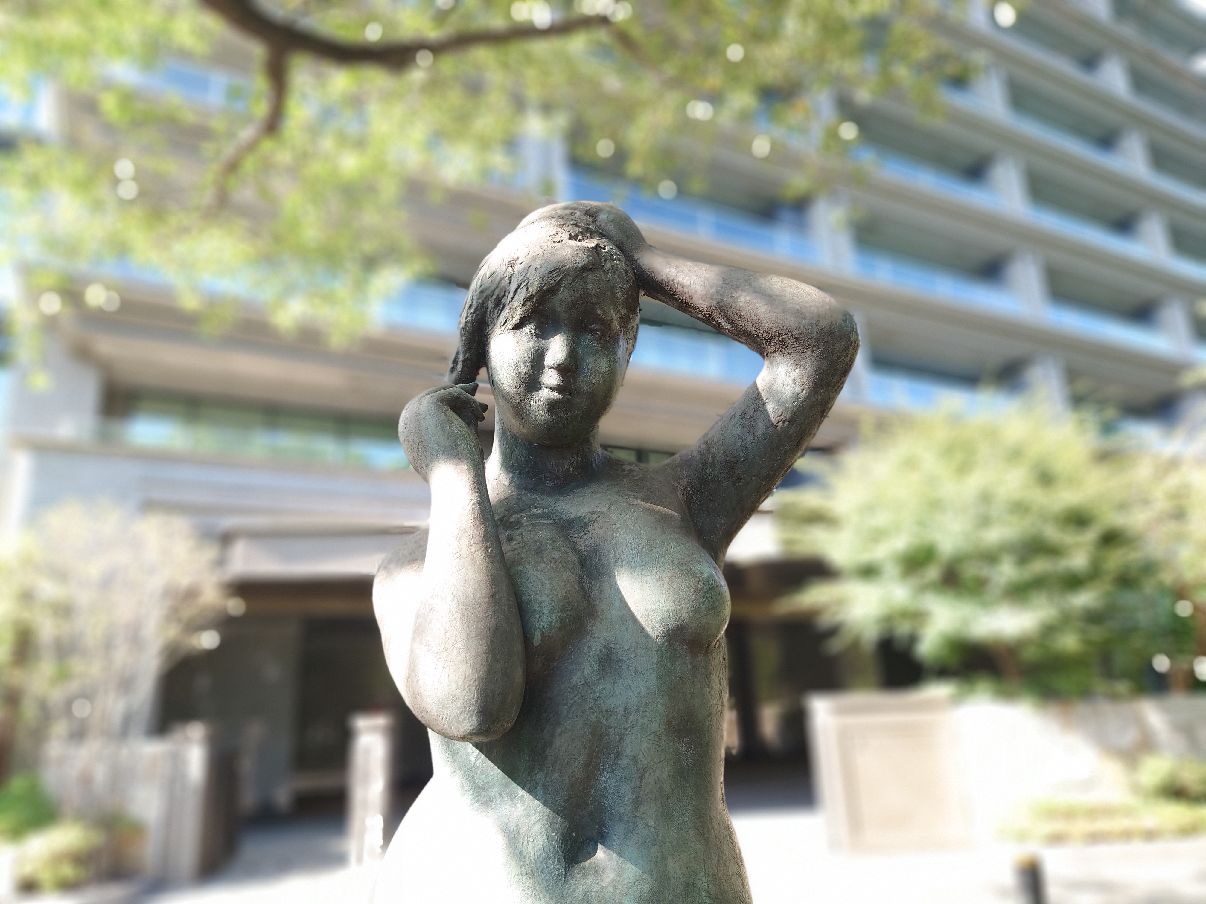 背景ぼかしを有効にして撮影