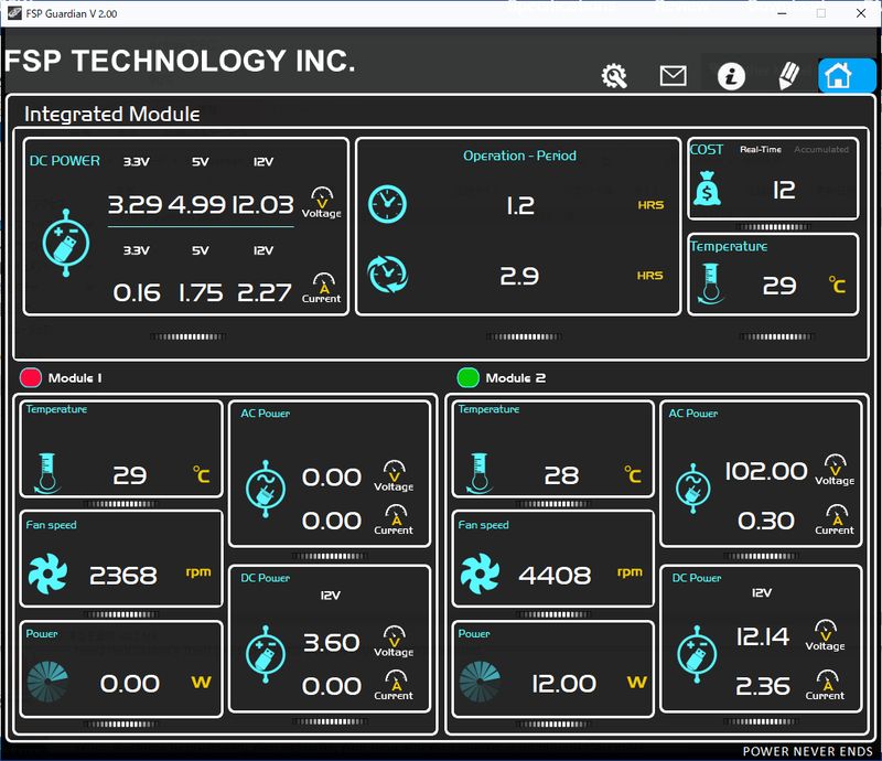 接続されていない方のインジケータが赤になる