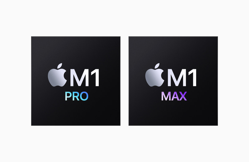 Appleが発表したM1 Pro、M1 Max(提供:Apple)