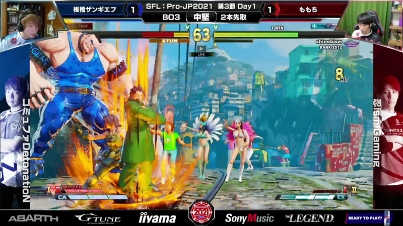 板ザンアビゲイルとももちあきらの中堅戦。ももちあきらのVトリガー「漢の背中」の活用がとにかく見ことで、要所でうまく使って活用し、ギリギリながらもアウェイの中堅戦を制した。リポーターたちからも「あのお兄ちゃんはなんなんですか！」と聞かれるほどのインパクトとのことだ