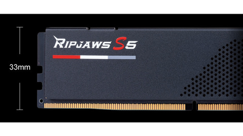 G.SKILL、高さ33mmの最大6,000MHz駆動DDR5メモリ「Ripjaws S5」 - PC Watch