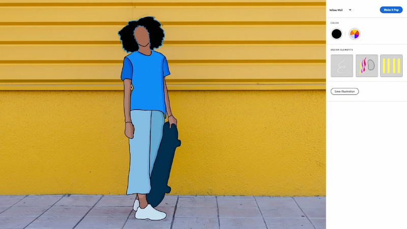 Project Make It Pop。画像内のコンテンツを識別し、ほかの画像にも簡単に適用できる