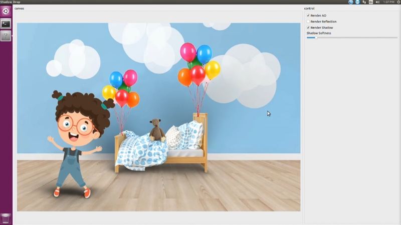 床や壁との距離などに応じた自然な影を表現できるProject Shadow Drop
