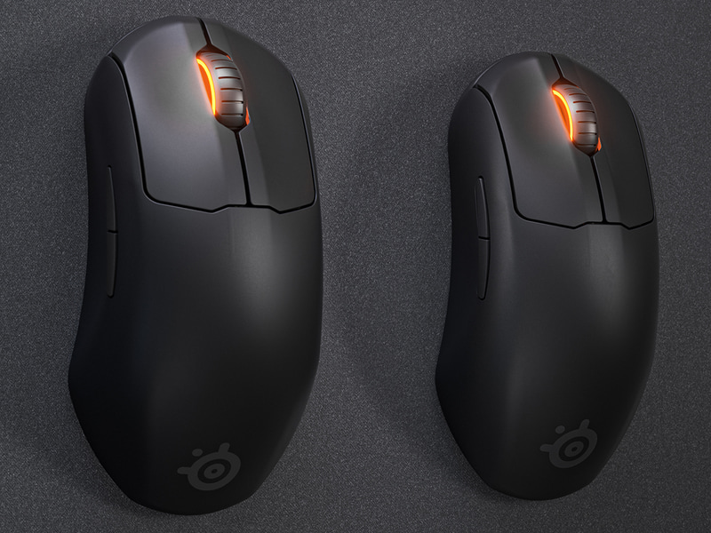 Prime Mini Wireless(右)とPrime Wireless(左)の大きさ比較