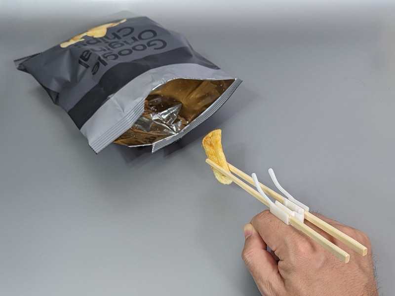 ウワサのGoogleチップスにも問題なく対応することを確認した(筆者調べ)