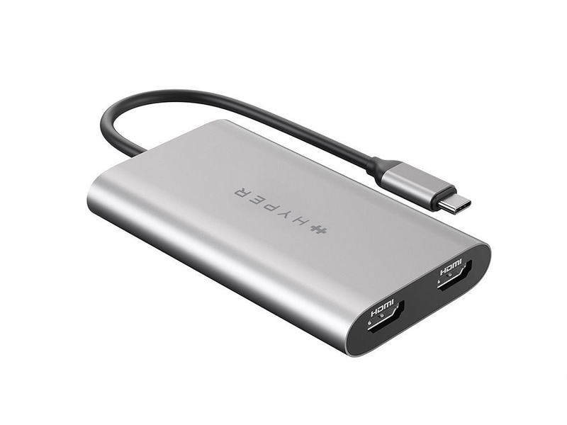 HyperDrive デュアル4K HDMIアダプタ for M1 MacBook
