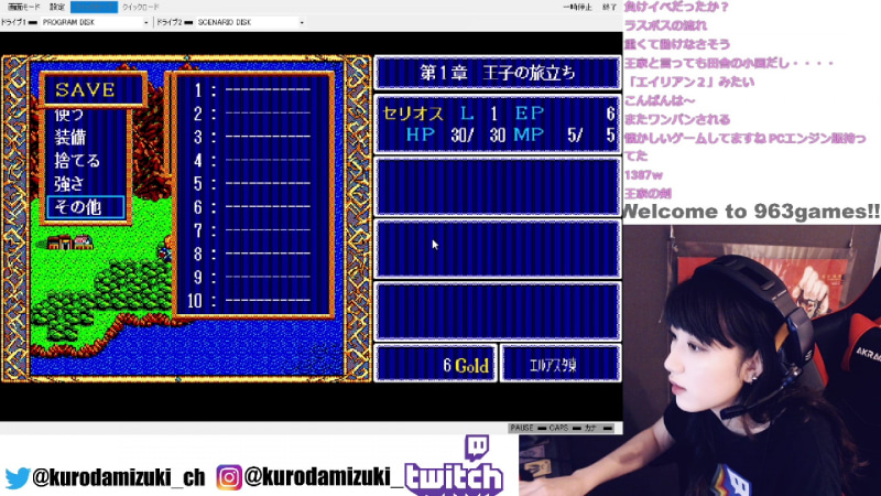 セーブは10カ所まで可能