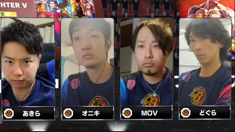 アウェイ名古屋OJA BODY STARの出場メンバーはあきら、MOV、どぐら、オニキ