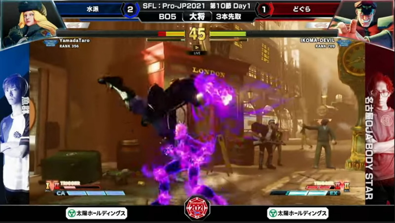 4回戦1ラウンドに見せた、EXヘッドプレスからの連携サマーソルトスカイダイバーの軌道は前方ではなく、後方に戻ってくる動きを見せ、水派コーリンの虚を突いた