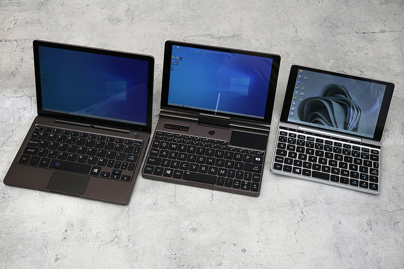 こちらはP2 Max(左)、Pocket 3(中央)、Pocket 2(右)の比較。ちょうど中間に位置する