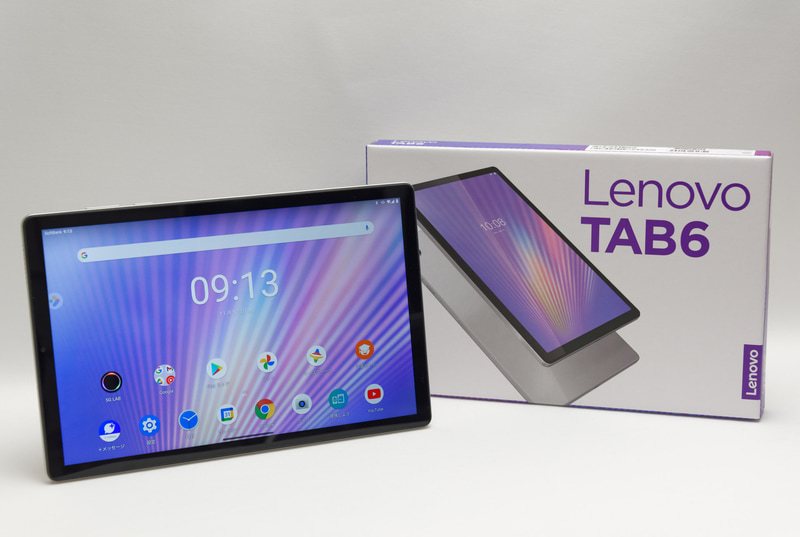 5G対応のAndroidタブレット「Lenovo TAB6」