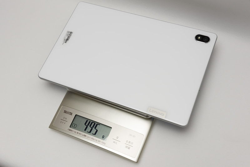 SIM装着状態で実測495g