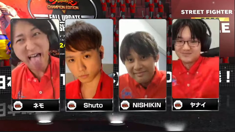 アウェイはSaishunkan Sol 熊本で、出場メンバーはネモ、Shuto、NISHIKIN、ヤナイ