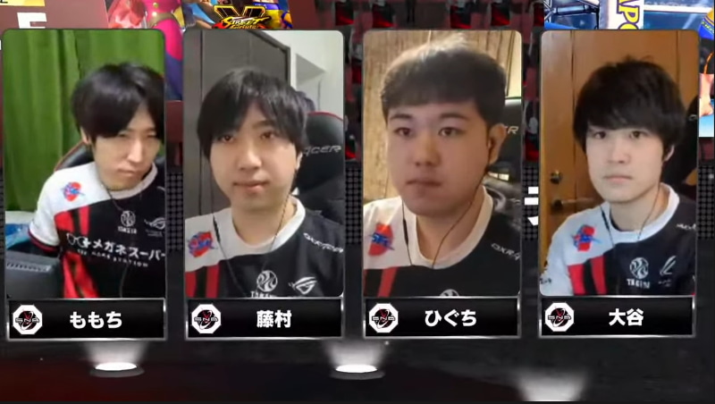 アウェイ、忍ism Gamingの出場メンバーはももち、藤村、ひぐち、大谷