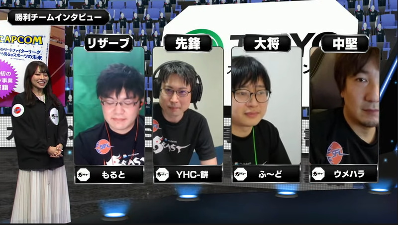 Mildom Beastのチームインタビューの様子