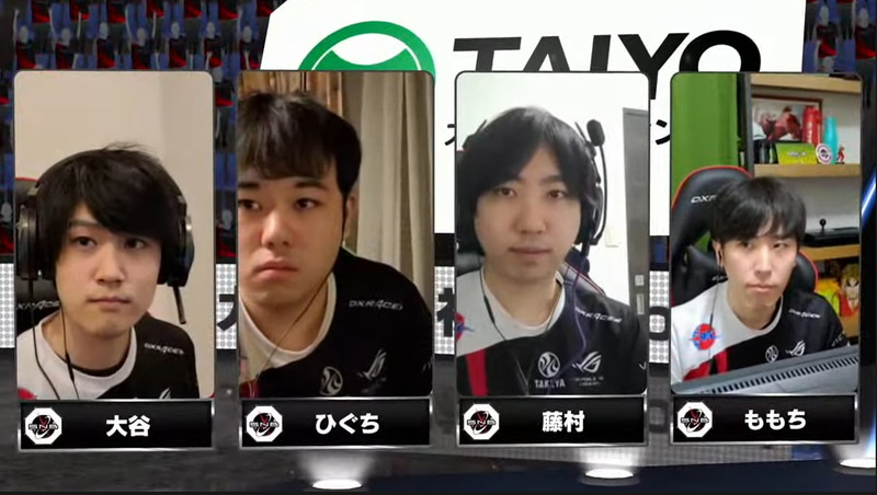 ホームは忍ism Gamingで、出場メンバーはももち、藤村、ひぐち、大谷